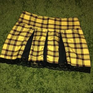 Plaid Skater Skirt